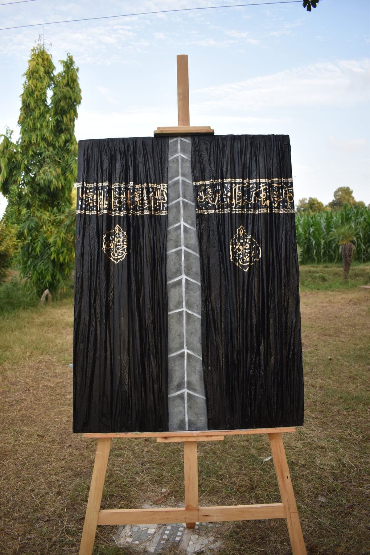 Black and gold handmade Islamic calligraphy artwork collection by InkByHand